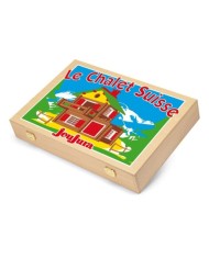 Mon chalet en bois - 175 pièces - Coffret en bois en bois naturel et teinté Mon chalet en bois - 175 pièces - Coffret en bois en bois naturel et teinté