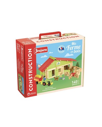 FERME JOUET EN BOIS - 180 PIECES