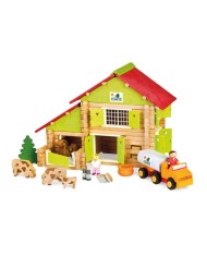 Chalet à comté avec camion et animaux - 180 pièces