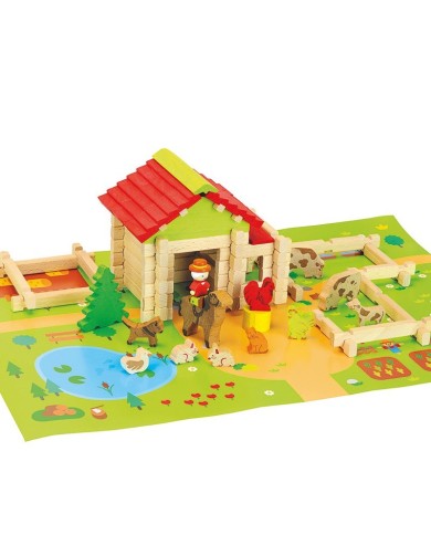 Ma première petite ferme en bois - 80 pièces Ma première petite ferme en bois - 80 pièces