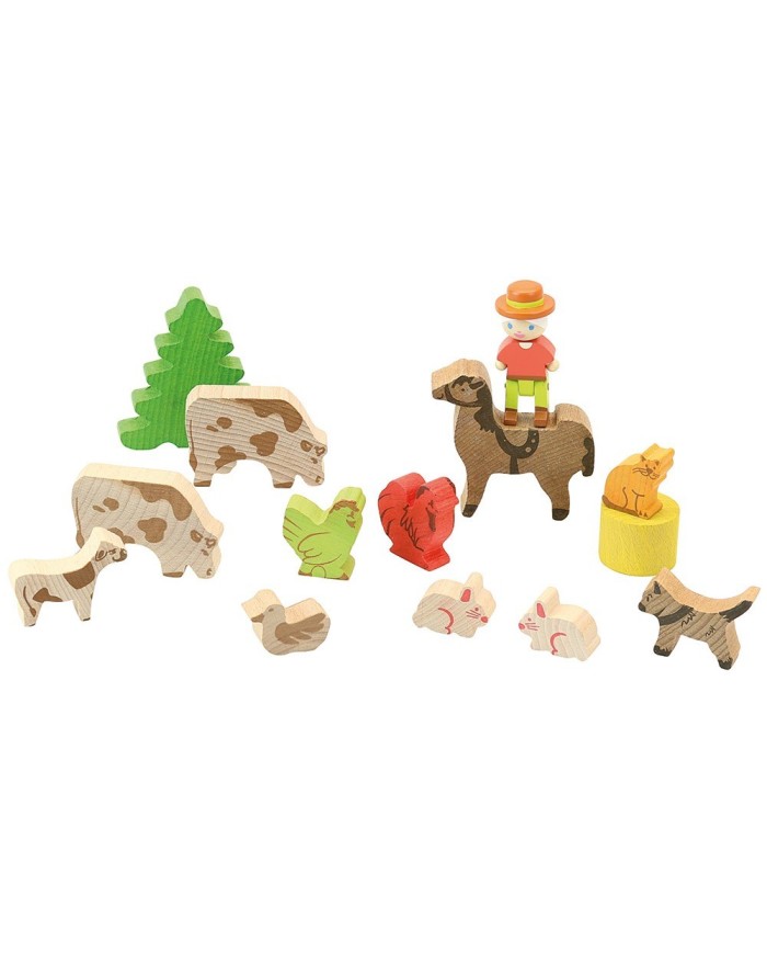 Ma première petite ferme en bois - 80 pièces