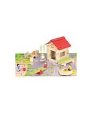 Ma petite école - 77 pièces - Jeu de construction en hêtre massif