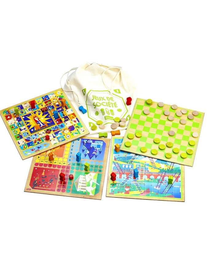 Jeux de société - plateaux en bois Jeux de société - plateaux en bois