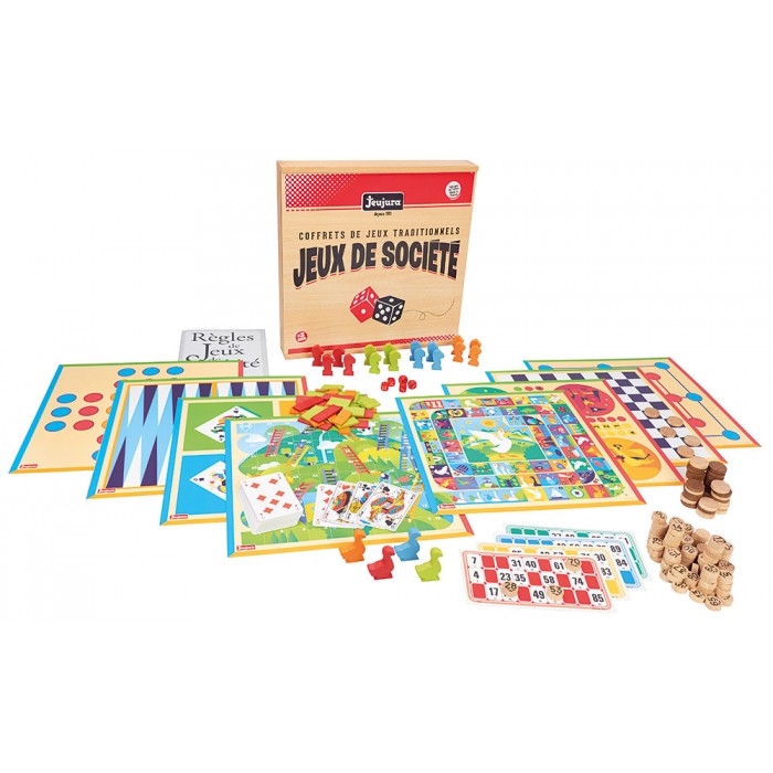 Jeux société traditionnels bois. Retrouvez tous les grands classique