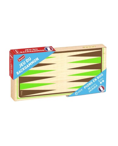 Jeu de backgammon - coffret pliant en bois Jeu de backgammon - coffret pliant en bois