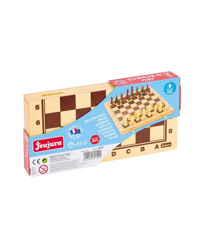 Jeu d'échecs - coffret pliant en bois