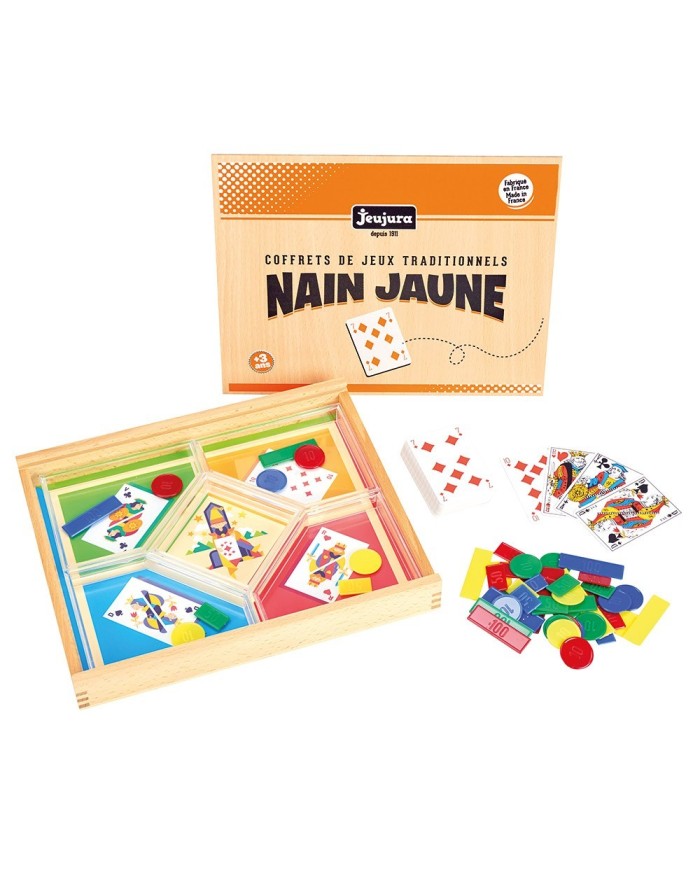 Jeu du nain jaune - coffret en bois