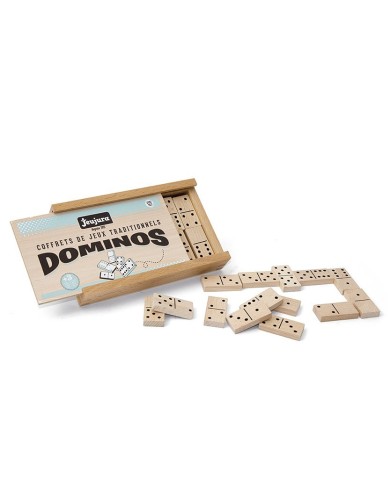 Jeu de dominos en bois - coffret en bois Jeu de dominos en bois - coffret en bois