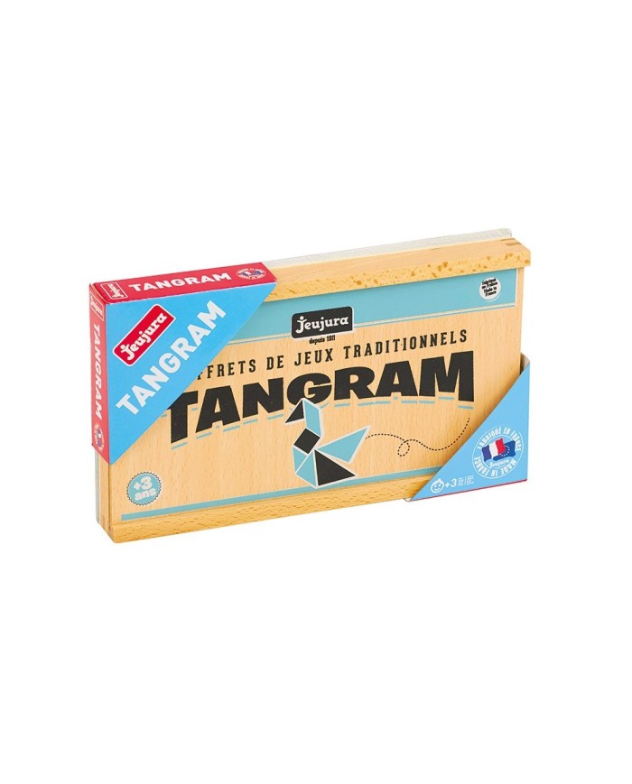 Jeu de tangram en bois - coffret en bois