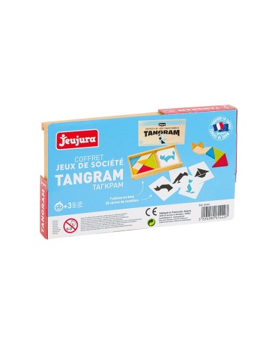 Jeu de tangram en bois - coffret en bois Jeu de tangram en bois - coffret en bois