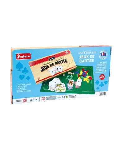 Coffret de jeux de cartes - coffret en bois Coffret de jeux de cartes - coffret en bois