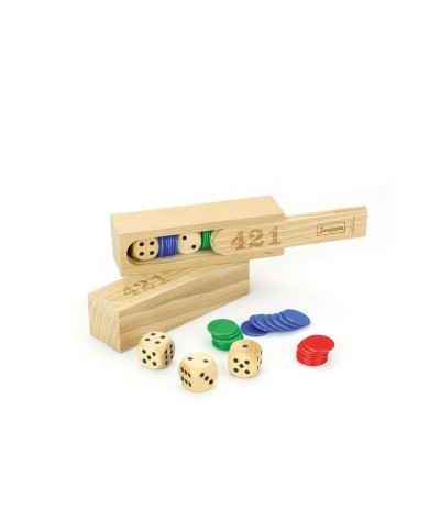 Jeu du 421 - coffret en bois