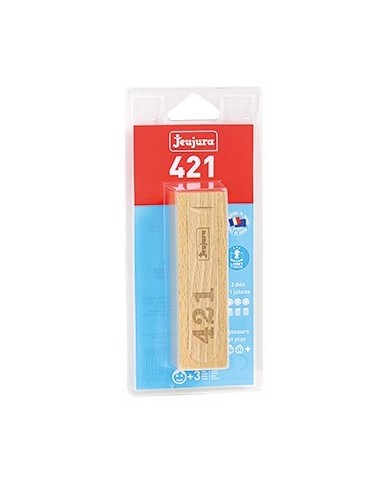 Jeu du 421 - coffret en bois