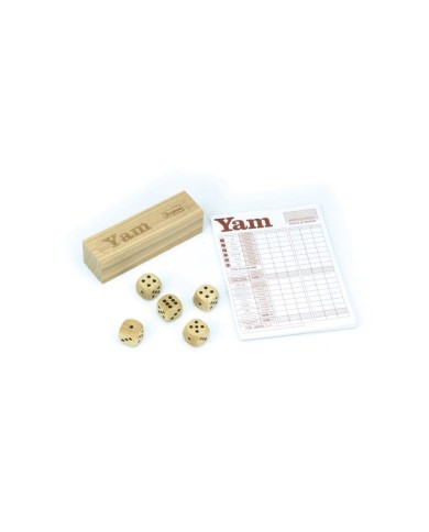 Jeu de Yam : coffret en bois et bloc de yam Jeu de Yam : coffret en bois et bloc de yam