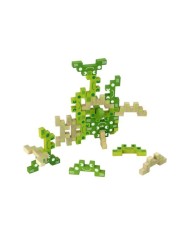 Acroa'batik - 21 pièces -  Jeu en hêtre de 3 couleurs différentes