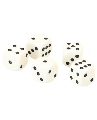 Coffret 5 dés (16 mm) - blister