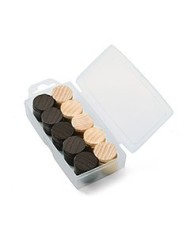 Boîte pions dames en bois  pour jeux de société - Fabriqué en France Boîte pions dames en bois  pour jeux de société - Fabriqué en France