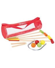 Jeu de croquet en bois - 4 joueurs - sac de transport