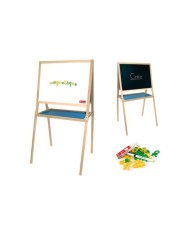 Tableau créatif en bois -  tablette de rangement - accessoires