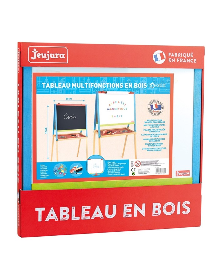Tableau multifonctions en bois avec fonction dessin