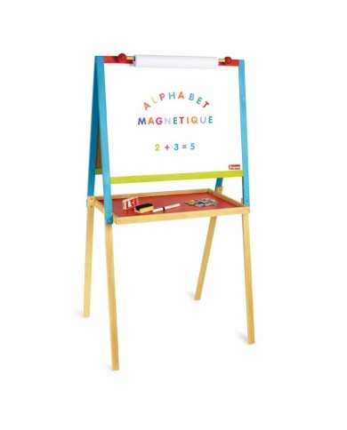 Tableau multifonctions en bois avec fonction dessin