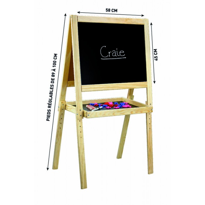 Tableau en bois jouet shop