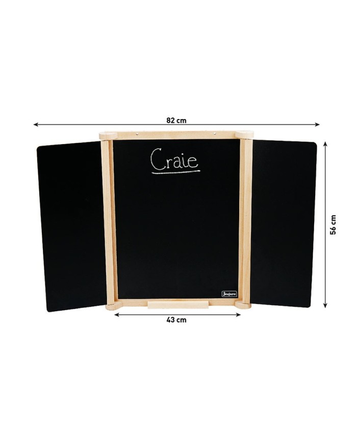 Tableau triptyque en bois naturel