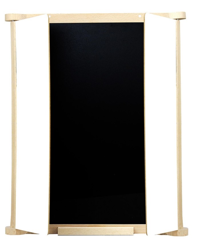 Tableau triptyque en bois naturel