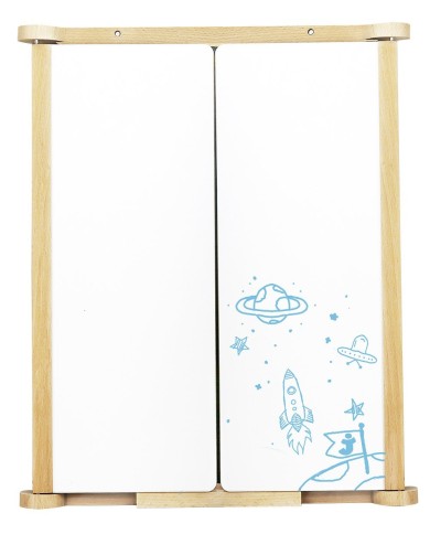 Tableau triptyque en bois naturel Tableau triptyque en bois naturel
