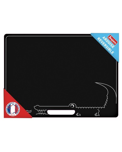 Ardoise réversible crocodile - 41 x 30 cm Ardoise réversible crocodile - 41 x 30 cm