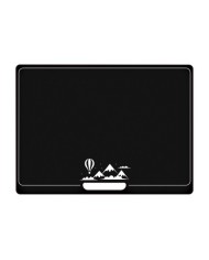 Ardoise réversible montgolfière - 41 x 30 cm - Fabriqué en France