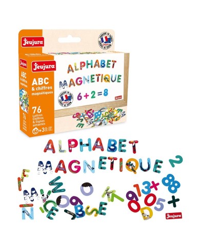 ABC et chiffres magnétiques les animaux - 76 caractères
