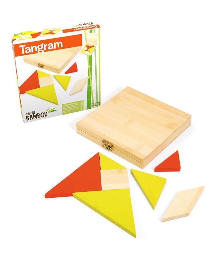 Tangram - coffret en bambou