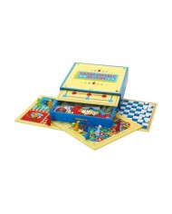Grand coffret de jeux - 200 règles  - pions en bois & livret de règles Grand coffret de jeux - 200 règles  - pions en bois & livret de règles