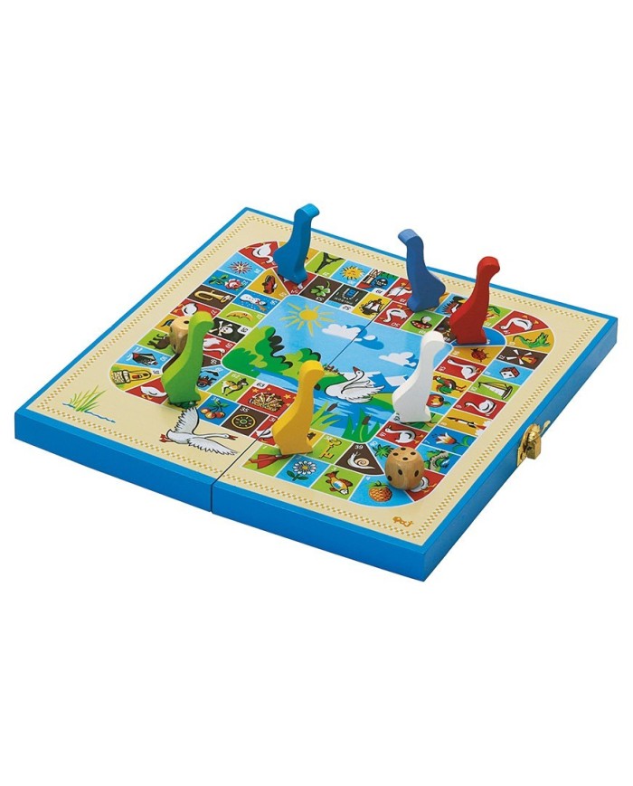 Jeu de l'oie - coffret en bois