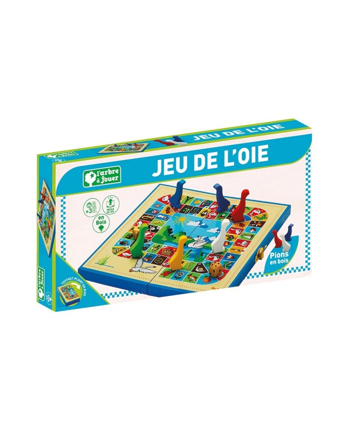 Jeu de l'oie - coffret en bois