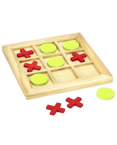 Jeu du tic tac toe en bois Jeu du tic tac toe en bois