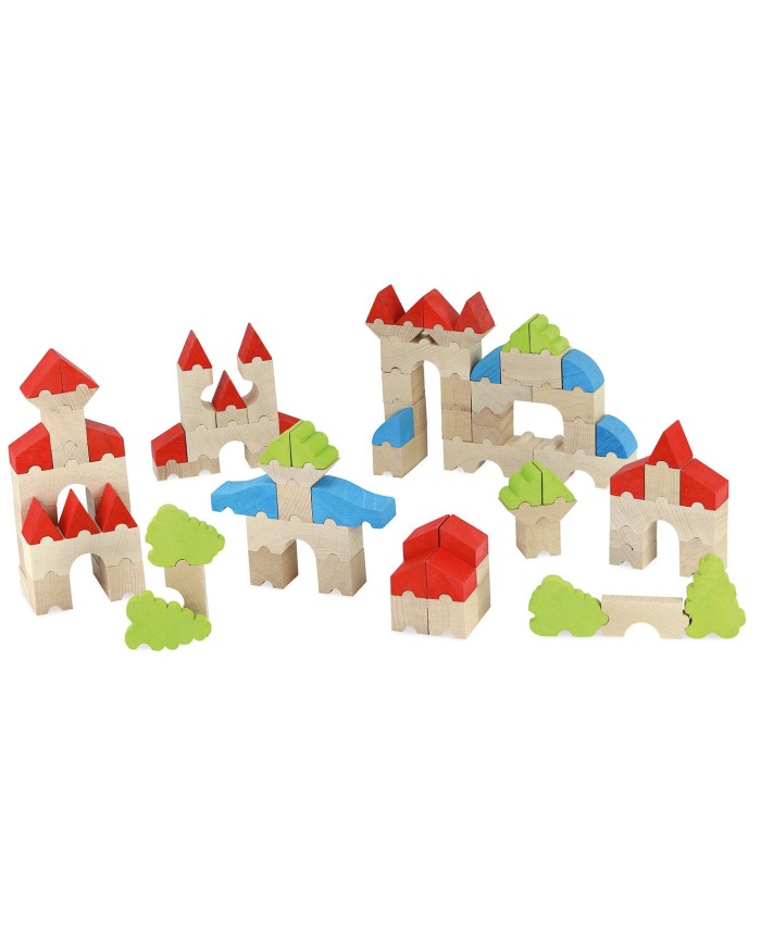 Blocs de construction - 100 pièces en bois