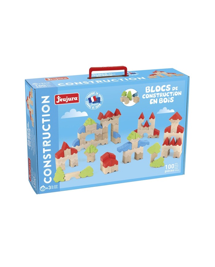 Blocs de construction - 100 pièces en bois