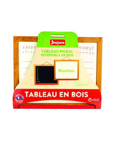 Tableau mural réversible en bois - 67 X 55 cm