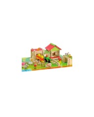 ma premiere grande ferme avec tracteur et remorque -130 pieces ma premiere grande ferme avec tracteur et remorque -130 pieces