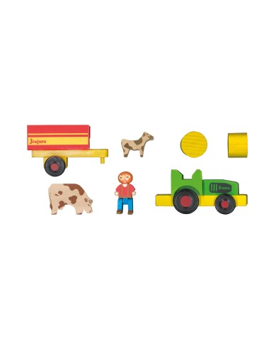 fermier avec tracteur et remorque fermier avec tracteur et remorque
