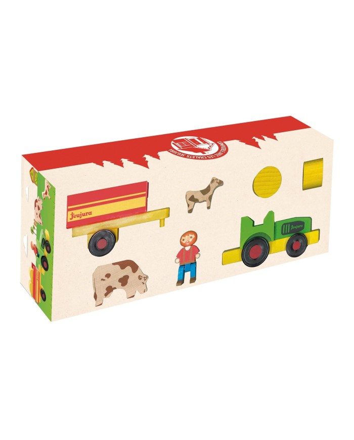 fermier avec tracteur et remorque fermier avec tracteur et remorque