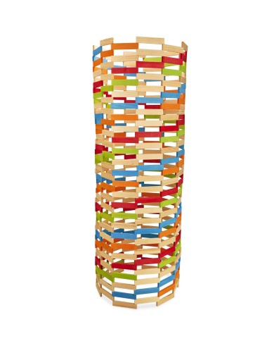 Técap ? Color - 300 pièces en bois naturel et teinté