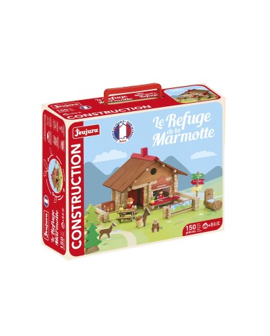 Le refuge de la marmotte - 150 pièces - JeuJura - Jouets en Bois Le refuge de la marmotte - 150 pièces - JeuJura - Jouets en Bois