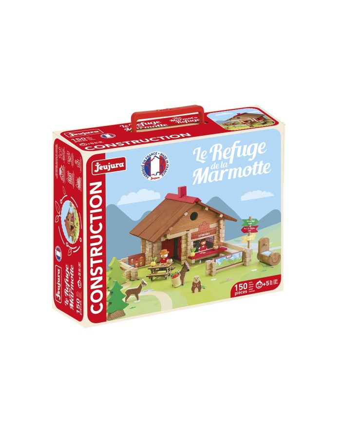 Le refuge de la marmotte - 150 pièces - JeuJura - Jouets en Bois Le refuge de la marmotte - 150 pièces - JeuJura - Jouets en Bois