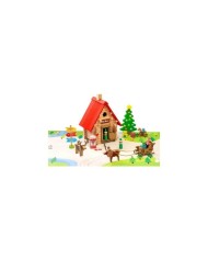 Le chalet de Noël - 90 pieces - JeuJura -Jouet en bois Le chalet de Noël - 90 pieces - JeuJura -Jouet en bois