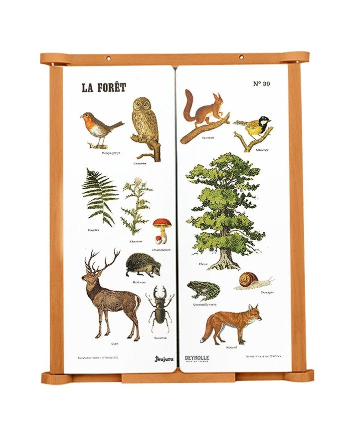 Tableau triptyque la foret - JeuJura - Jouet en Bois