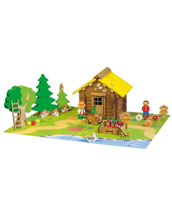 La maison de la nature – 95 piece - Jeujura - Jouet en bois