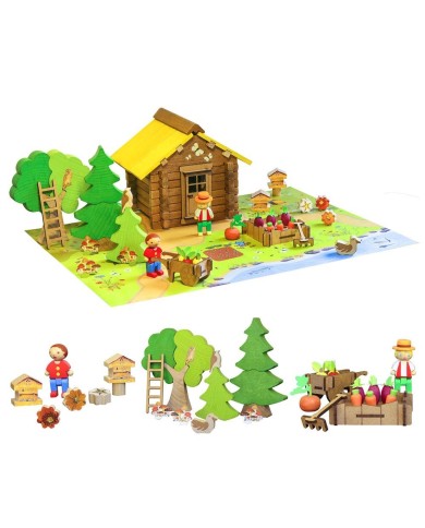 La maison de la nature – 95 piece - Jeujura - Jouet en bois La maison de la nature – 95 piece - Jeujura - Jouet en bois